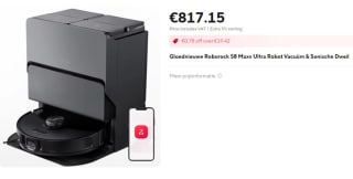 Roborock S8 MaxV Ultra robotstofzuiger voor €817,15 bij AliExpress