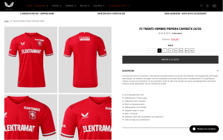 Twente Camiseta Primera Equipación 24/25 por 24€