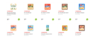 Eru Smeerkaas, Cheerafa Cheese sticks of Boursin Roomkaas knoflook & fijne kruiden 2 stuks voor €2 bij de Plus