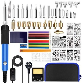 Kit Pirograbador de madera 76Pcs por 14,49€