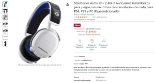 Audífonos SteelSeries Arctis 7P Reacondicionados por $1,899 en Amazon
