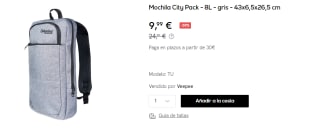 Mochila urban de 8 litros Columbus Outdoor por 9.99€