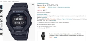 Reloj Casio G-shock GBD-200-1ER por 98.51€