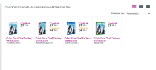 Videojuego Crisis Core Final Fantasy VII Reunion PS5, PS4 y Xbox por 29,99€