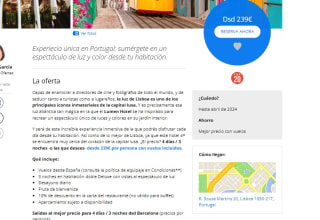 Lisboa: 4 días en hotel 4* y vuelos desde 239€