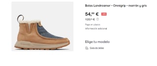 Botas de invierno cálidas Columbia Landroamer™ para mujer por 54.99€