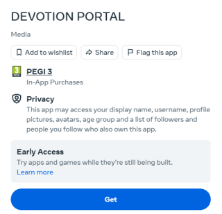 Devotion Portal gratis via Meta Quest