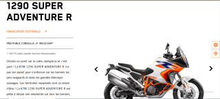 2023 KTM 1290 Super Adventure R à 21.199€