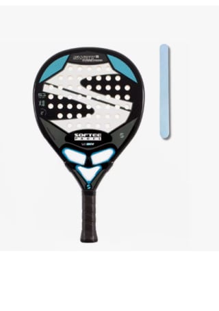 Pala de Pádel Softee Swat Sky + 1 Protector por 26.55€ (Cuenta Nueva 16.55€)