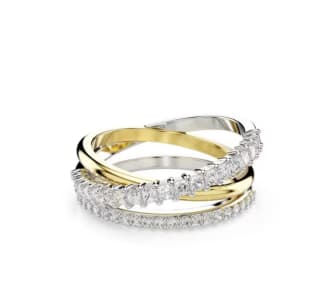 Anillo Swarovski Hyperbola con Circonitas a solo 82,95€