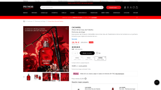 Cacharel Amor Amor Eau de Toilette 100ml por 29,74€