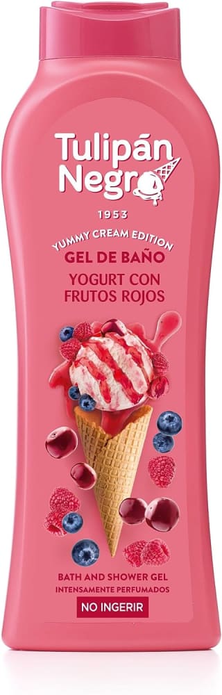 Gel de baño Yogurt y frutos rojos Tulipán Negro por 1,50€