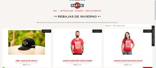 Descuentos de hasta -20% en Martini