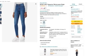 Vaqueros Skinny NOISY MAY Mujer desde 6,50€