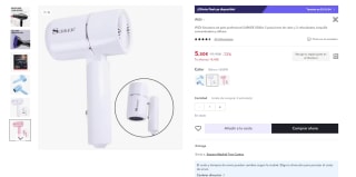 Secadora de pelo profesional SURKER 3500w por 5,50€