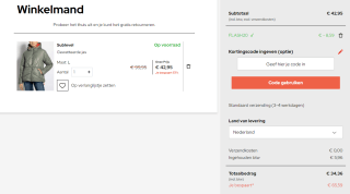 20% korting op alles + gratis verzending bij Dress for less