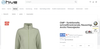 Veste en polaire arctique CMP à 29,99€