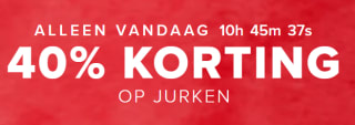 40% korting op jurken bij NA-KD