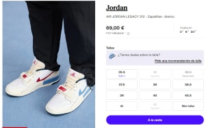 Zapatillas de Mujer Nike AIR JORDAN LEGACY 312 por 69€