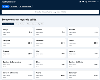 Vuelos España - Palma de Mallorca desde 15€