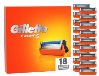 Gillette Fusion5 Navulmes 18 stuks voor €32,95 bij Ibood