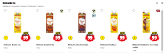 Alle Melkunie vla voor €1 bij Dirk