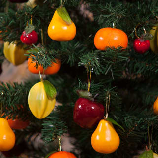 Enfeite de árvore com 12 pçs da Christmas Traditions - R$ 11,99