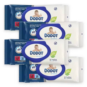 Dodot Toallitas Sensitive pack 648 toaliitas por 12,95€