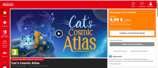 Juego para nintendo Cat's Cosmic Atlas por 0,99€