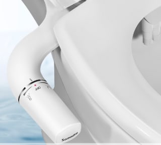 Bidet Minimalista para Inodoro con Doble Boquilla por solo 24,02€