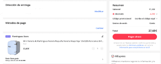 Mini Nevera 4L Flamingueo, Función Enfriar y Calentar por 27,60€