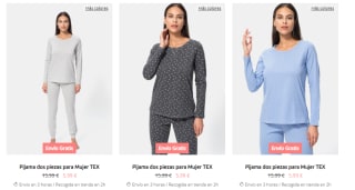Recopilación de pijamas de manga larga y corta desde solo 5,99€ Carrefour + envío gratis