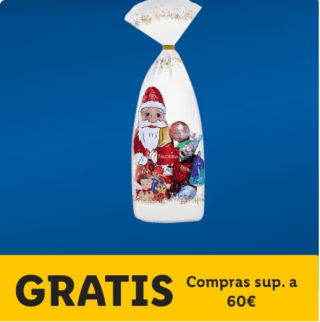 Bolsa con chocolates Gratis con LIDL PLUS