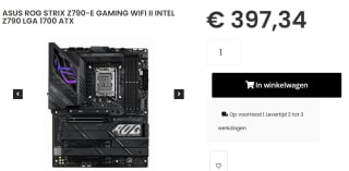 ASUS ROG Strix Z790-E GAMING WIFI II moederbord voor €397,34