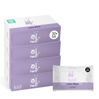 50% korting op alle billendoekjes van Naïf