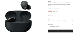Auriculares True Wireless Sony WF-1000XM5 por 199€
