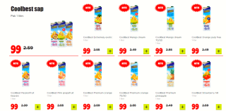 Alle varianten Coolbest voor €0,99 per liter bij Dirk