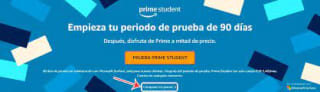 Prueba gratis 90 dias de suscripcion PRIME (solo estudiantes universitarios)