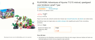 Playmobil Mistval (71215) voor €13,78 bij Amazon