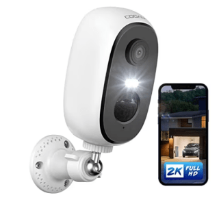 Oferta Prime Camara COOAU 2K Vigilancia WiFi sin cables por 42,49€