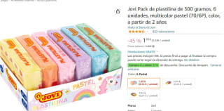 Jovi Pack - plastilina de 300 gramos, 6 colores por 1.89€