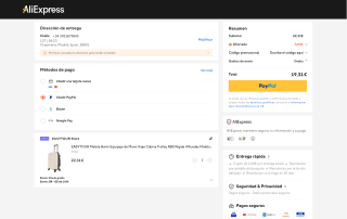 Maleta de cabina EasyTour por 19,31€