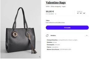 Bolso Shopping Valentino Bags VANA por 50€