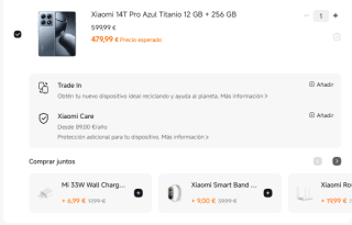 Xiaomi 14T Pro 12GB/256GB por 479,99€