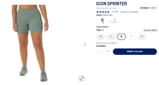 Asics mallas Icon Sprinter mujer por 9€