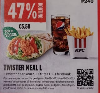 Diverse KFC coupondeals