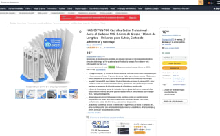 HAOJOYFUN 100 Cuchillas Cutter Profesional por solo 10,19€