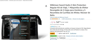Wilkinson Sword Hydro 5 Skin Protection Regular Kit de Viaje por 11,99€