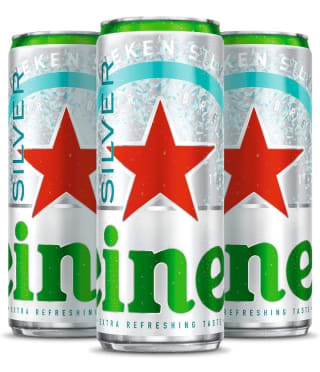 Heineken Silver Cerveza Lager Pack Lata, 24 x 33cl por 14,35€.