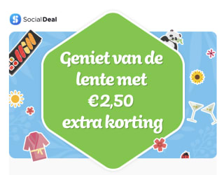 Social Deal kortingscode voor €2,50 korting